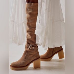 Free People Tall knee High Jasper boots size 39